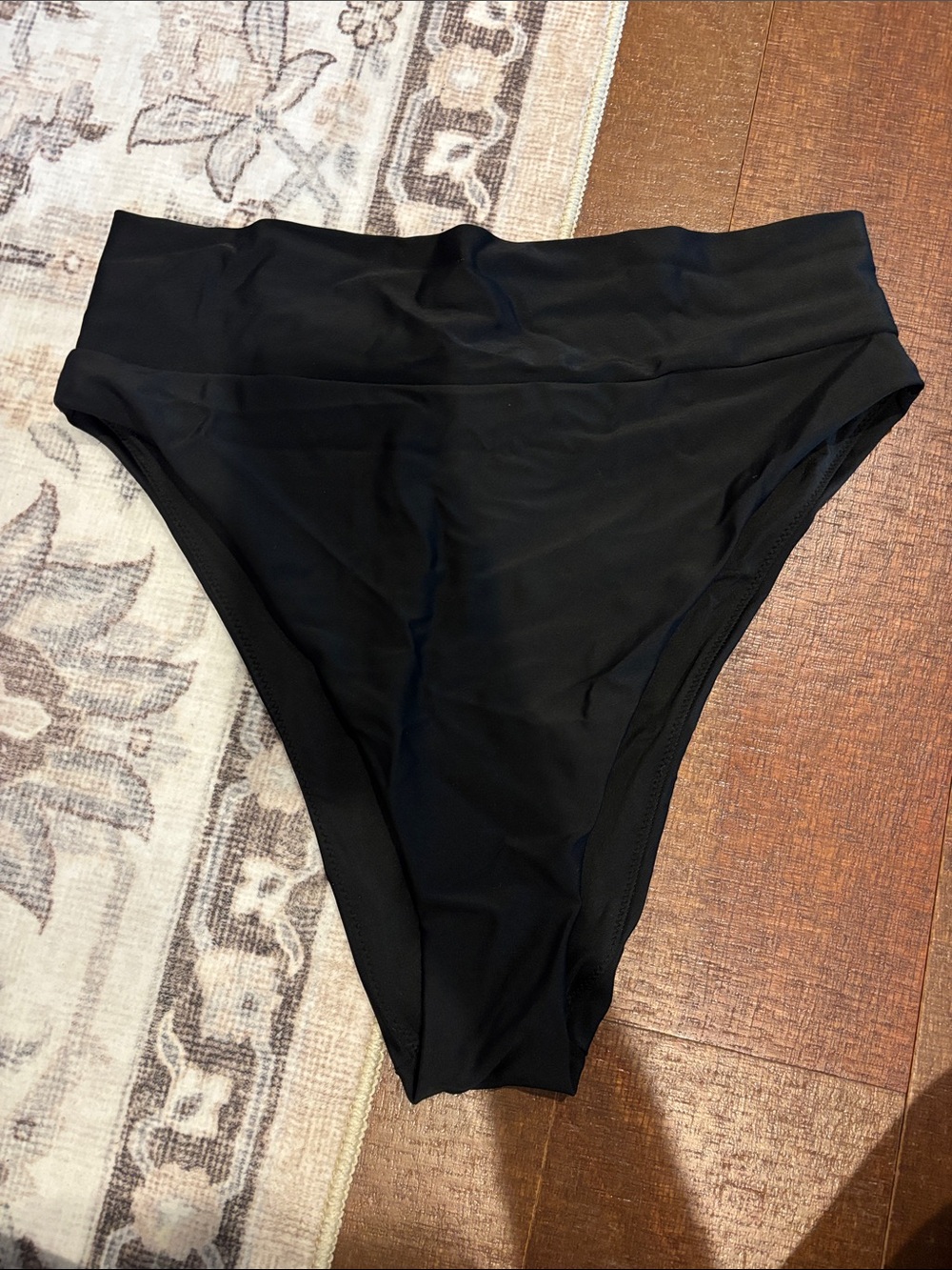 aerie High Waisted cheeky Black Bikini Bottom